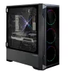 Zalman Z8 TG ATX Mid Tower PC skriňa, ARGB ventilátory x3, T/G Midi Tower čierna