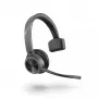 Headset HP POLY Voyager 4310 UC — bezdrôtový Bluetooth, s hlavovým mostom, supraaurálny, dosah 50 m, 122 g, čierna
