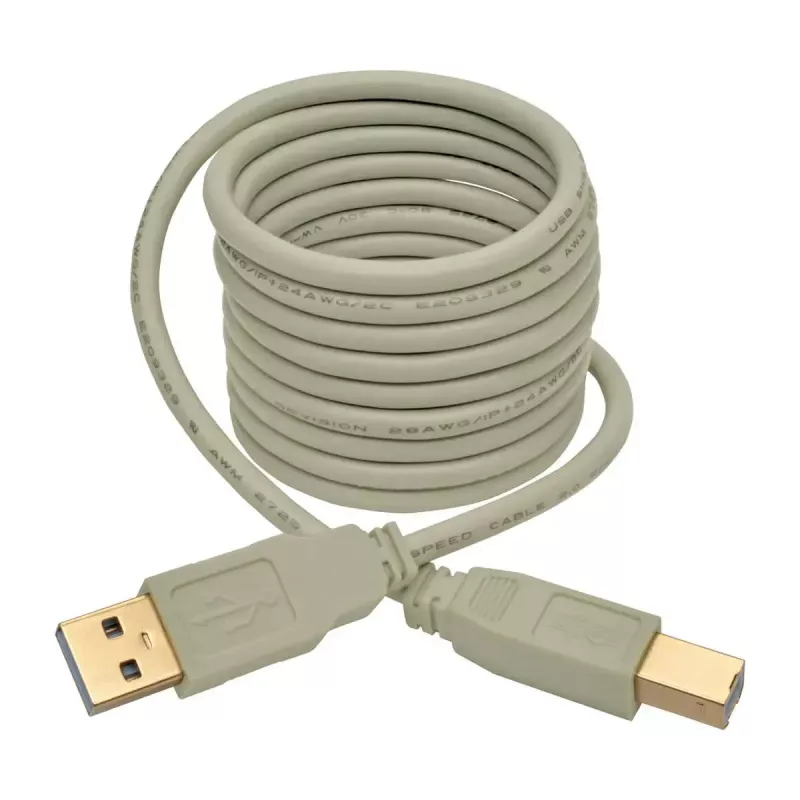 Kábel USB 2.0 A na B Tripp Lite U022-006-BE 1,8 m béžový