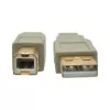 Kábel USB 2.0 A na B Tripp Lite U022-006-BE 1,8 m béžový