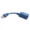Sieťový kábel Tripp Lite N034-05N-BL RJ45 M/F Cat6 0,127 m modrý