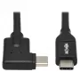 USB-C kábel Tripp Lite U420-02M-RA 2 m USB 3.2 Gen 1 Thunderbolt 3 zahnutý