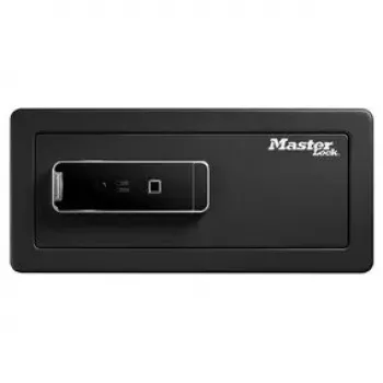 Samostatne stojaci trezor MASTER LOCK LX110BEURHRO čierny 2 kľúče čítačka odtlačkov prstov