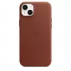 Puzdro Apple iPhone 14 Plus kožené puzdro s MagSafe Umber