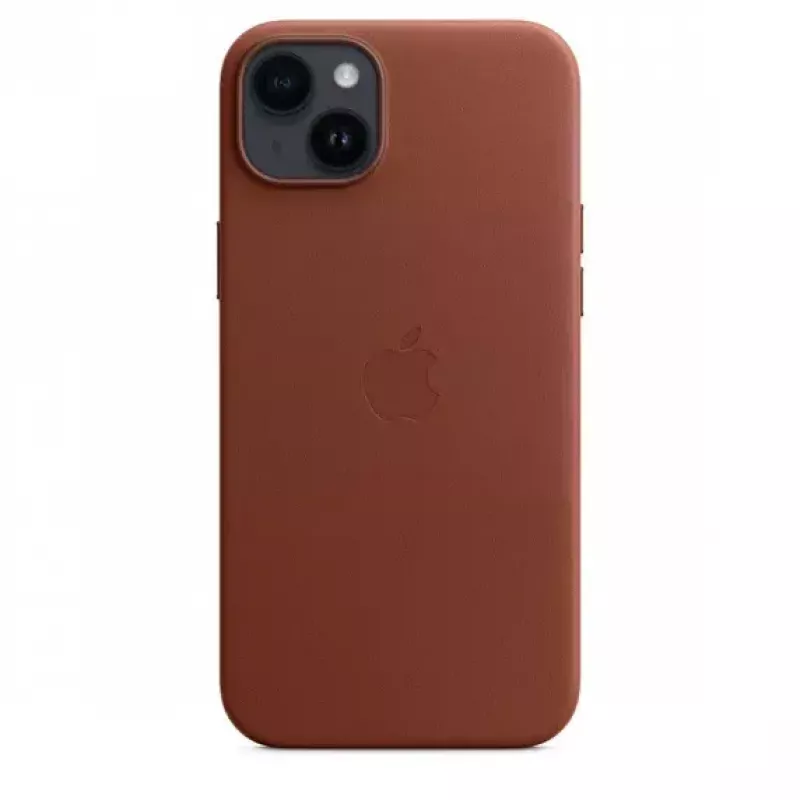 Puzdro Apple iPhone 14 Plus kožené puzdro s MagSafe Umber