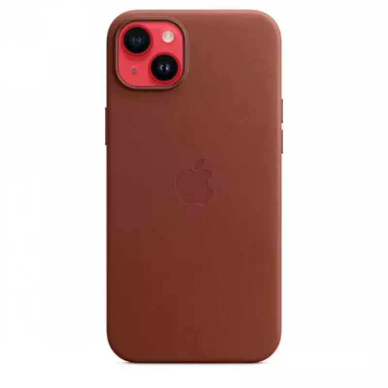 Puzdro Apple iPhone 14 Plus kožené puzdro s MagSafe Umber