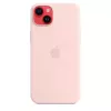 Silikónové puzdro Apple iPhone 14 Plus MagSafe Chalk Pink