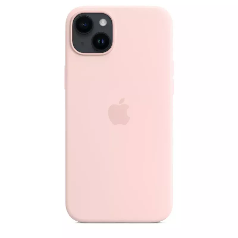 Silikónové puzdro Apple iPhone 14 Plus MagSafe Chalk Pink