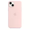 Silikónové puzdro Apple iPhone 14 Plus MagSafe Chalk Pink