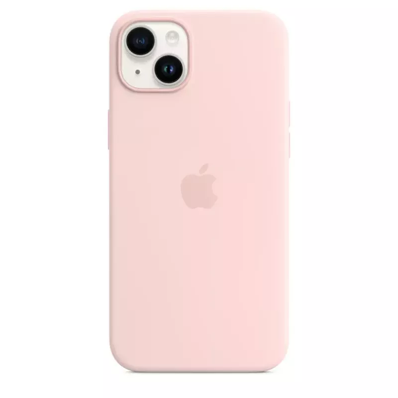 Silikónové puzdro Apple iPhone 14 Plus MagSafe Chalk Pink