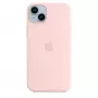 Silikónové puzdro Apple iPhone 14 Plus MagSafe Chalk Pink