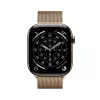 Apple Watch GPS + Cellular 46mm zlaté titánové puzdro Gold Milanese Loop M/L