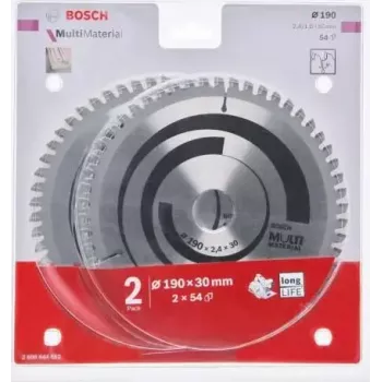 Bosch Multi Material kotúč na kruhovú pílu 190 x 30 x 2,4/1,8 mm 54T, balenie po 2