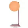 Stolná LED lampa Lexon Bubble Lamp LH70LP svetloružová 15W s bezdrôtovou nabíjačkou