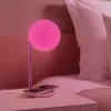 Stolná LED lampa Lexon Bubble Lamp LH70LP svetloružová 15W s bezdrôtovou nabíjačkou