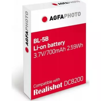 Nabíjateľná batéria do kamery AgfaPhoto BL-5B (náhrada za BL-5B) 3,7 V / kompatibilné modely