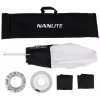 Svetelný modifikátor Nanlite LT-FZ60 strieborno-biela priemer 45 cm