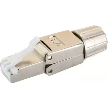 Konektor RJ-45 Schwaiger NWST811 531 strieborný samec šírka 15 mm