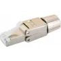 Konektor RJ-45 Schwaiger NWST811 531 strieborný samec šírka 15 mm