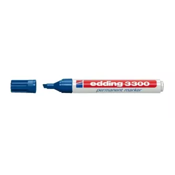 Permanentný marker Edding 3300 modrý 10 kusov