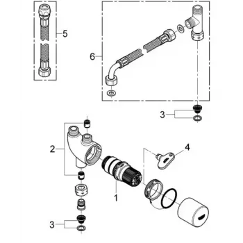 Termostat GROHE 34487000 chróm