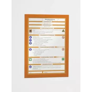Magnetický rám Durable DURAFRAME A4 oranžový