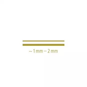 Staedtler 8323-S BK2 metalický popisovač, okrúhly hrot 1-2 mm, zlatý/strieborný, balenie po 2