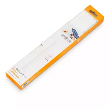 Steinel 006808 tavné lepiace tyčinky, 11 mm, biele, 250 g, 10 ks