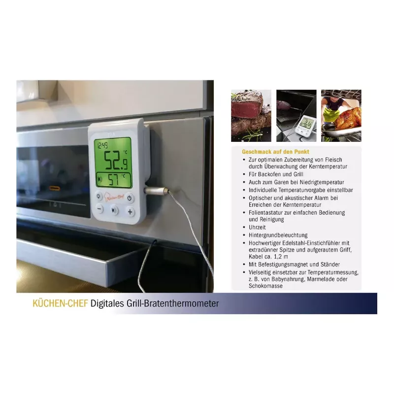 Teplomer na potraviny TFA-Dostmann KÜCHEN-CHEF -20 až 300 °C digitálny