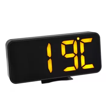 Digitálny budík TFA-Dostmann 60.2027.01 čierny LED batéria