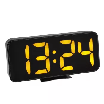Digitálny budík TFA-Dostmann 60.2027.01 čierny LED batéria