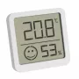 Elektronický teplomer okolia TFA-Dostmann 30.5053.02 interiér/exteriér digitálny strieborný biely