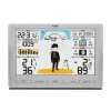TFA-Dostmann Meteo Jack strieborný interiérový/vonkajší teplomer vlhkoměr barometer