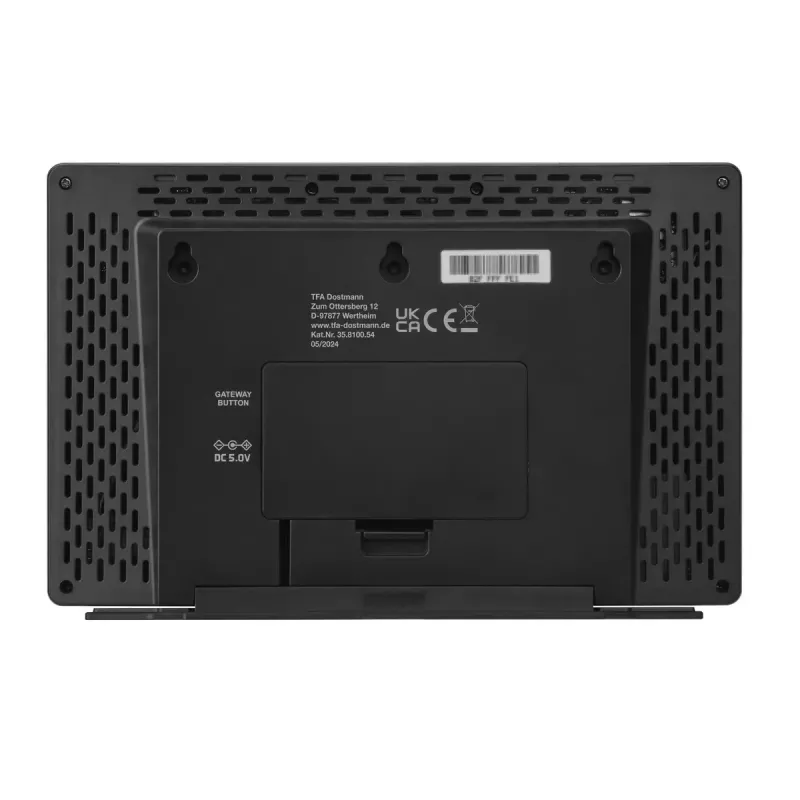 TFA-Dostmann TFA.me Silver LCD na batérie WLAN anemometer vlhkomer teplomer