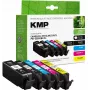 Multipack atramentových náplní KMP kompatibilný s Canon PGI-550/CLI-551 XL – sada multipack