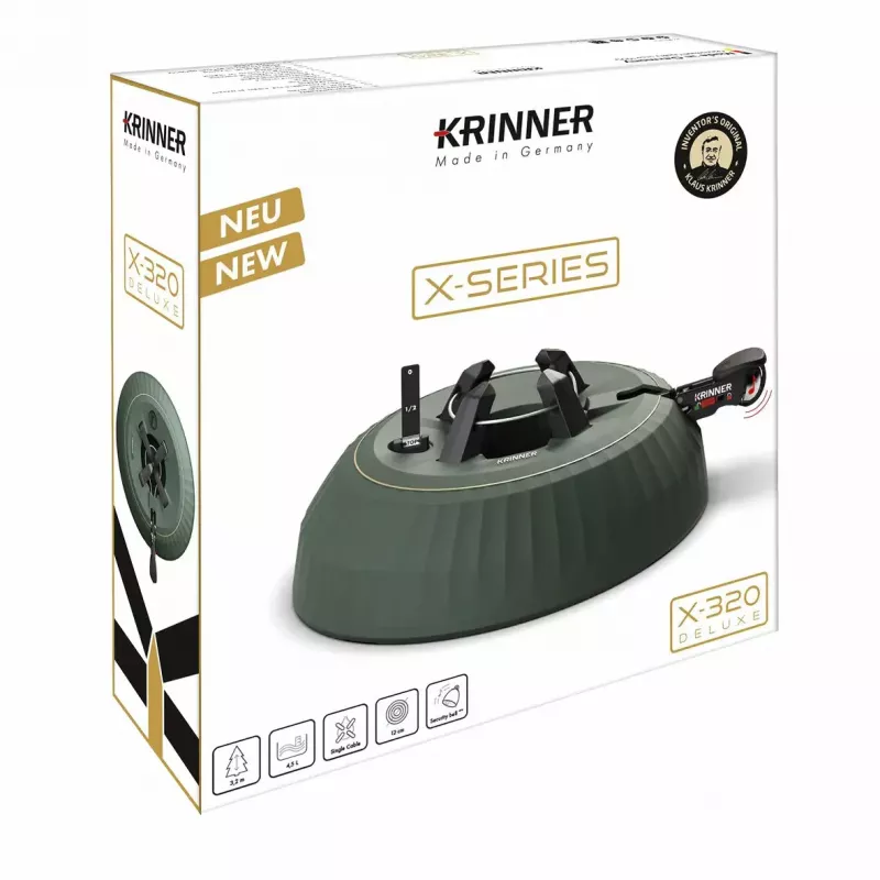 Krinner X-320 Deluxe stojan na vianočný stromček zelený 4,5 l 39 cm 6 kg