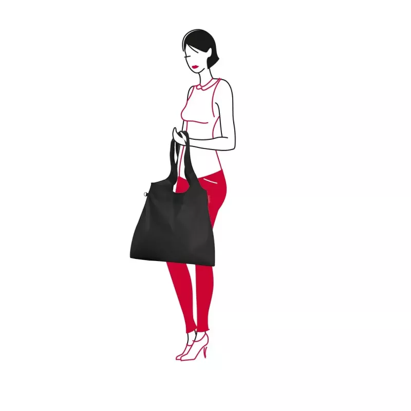 Nákupná taška Reisenthel mini maxi shopper L čierna polyester 22L