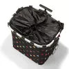 Nákupná taška Reisenthel Carrycruiser — 40 l, hliníkový rám, polyester, 420×320 mm, čierna/viacfarebná