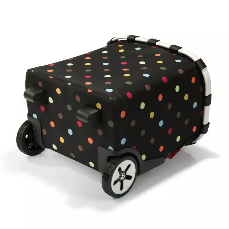 Nákupná taška Reisenthel Carrycruiser — 40 l, hliníkový rám, polyester, 420×320 mm, čierna/viacfarebná