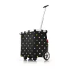 Nákupná taška Reisenthel Carrycruiser — 40 l, hliníkový rám, polyester, 420×320 mm, čierna/viacfarebná