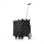 Nákupná taška Reisenthel Carrycruiser — 40 l, hliníkový rám, polyester, 420×320 mm, čierna/viacfarebná