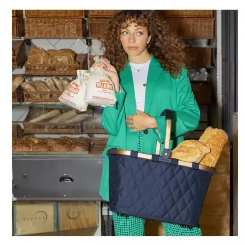 Nákupný košík Reisenthel carrybag zlatý 22L recyklovaný plast