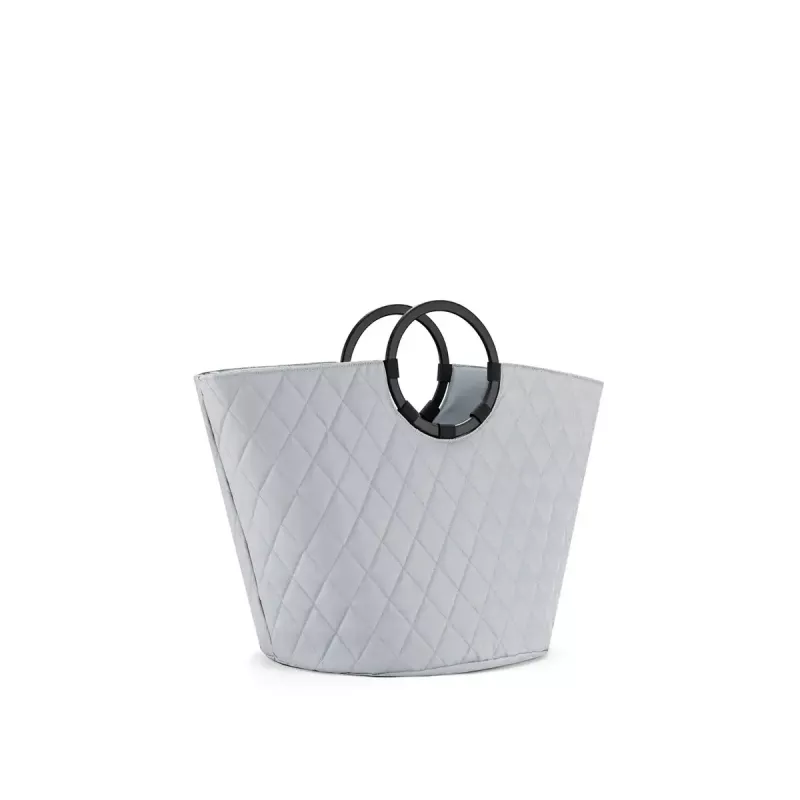 Košík Reisenthel loophome S sivý hliník polyester 420x420x400 mm