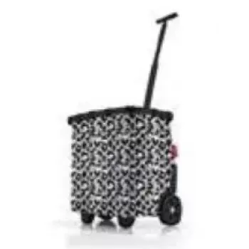 Taška na vozík Reisenthel carrycruiser čierna biela 40L hliník polyester