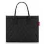 Nákupná taška Reisenthel daily shopper business — polyester, 14 L, čierna, zips