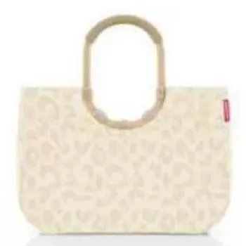 Nákupná taška Reisenthel loopshopper L — béžová, polyester, 25 L, 460×250 mm