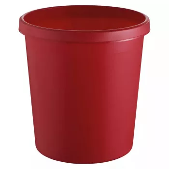 Odpadkový kôš okrúhly plast červený Helit H6105825
