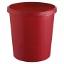 Odpadkový kôš okrúhly plast červený Helit H6105825