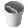 Odpadkový kôš Helit H6105882 18 L okrúhly plast sivý