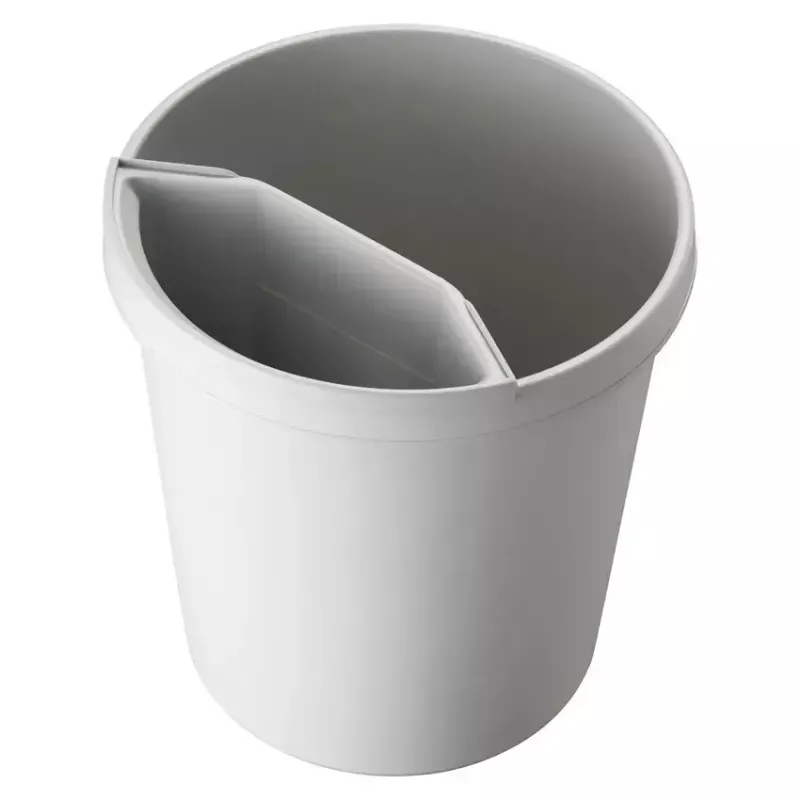 Odpadkový kôš Helit H6105882 18 L okrúhly plast sivý